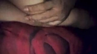 Sitting on Ome.tv with her tits out