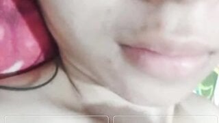 Indonesian sitting on ome.tv naked