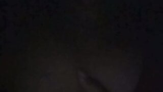 Girl flashes me her tits on ome.tv in the dark
