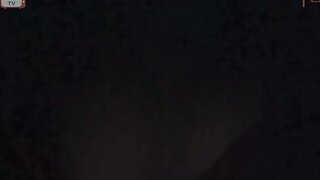 Girl flashes me her tits on ome.tv in the dark