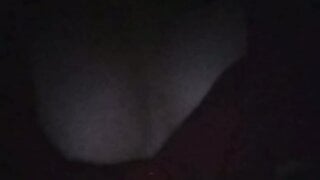 Girl flashes me her tits on ome.tv in the dark