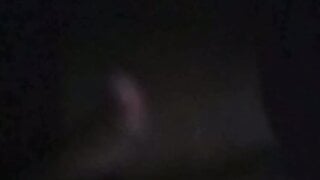 Girl flashes me her tits on ome.tv in the dark