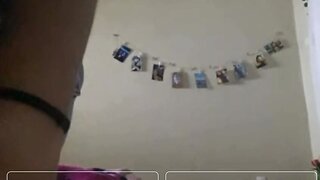 Brazilian teen twerks and shows her boobs on Ome.tv for me
