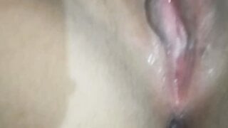 Brazilian teen shows boobs and masturbates for me