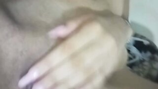 Brazilian teen shows boobs and masturbates for me