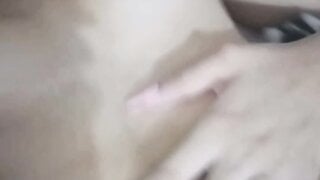 Brazilian teen shows boobs and masturbates for me