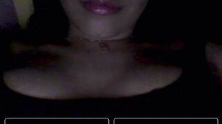 Brazilian girl takes her boobs out to help me nut on ome.tv