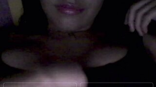 Brazilian girl takes her boobs out to help me nut on ome.tv