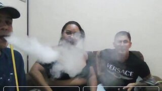 Guy takes his girlfriends boob out on ome.tv