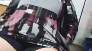 MILF takes her boobs out in front of friends on ome.tv