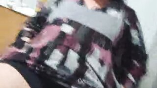 MILF takes her boobs out in front of friends on ome.tv