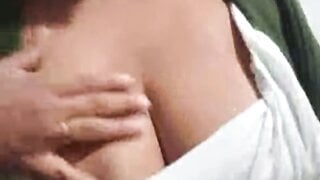 MILF takes her boobs out in front of friends on ome.tv