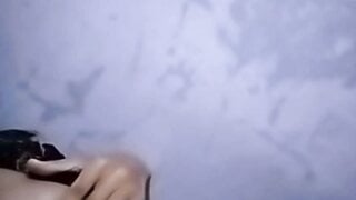Shy Indonesian girl takes out a tit on ome.tv