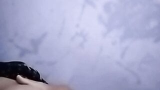 Shy Indonesian girl takes out a tit on ome.tv