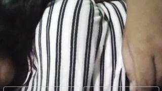 Indonesian flashing a boob on ome.tv
