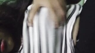 Indonesian flashing a boob on ome.tv
