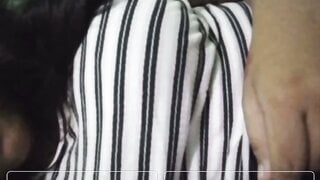 Indonesian flashing a boob on ome.tv