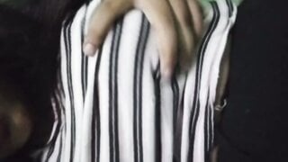 Indonesian flashing a boob on ome.tv