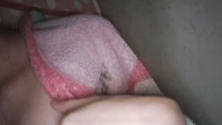 Shy Indonesian quickly shows her nipple