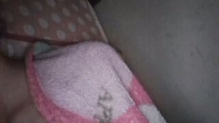Shy Indonesian quickly shows her nipple