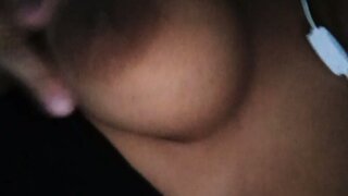 Brazilian takes her boob out and plays with nipple on ome.tv