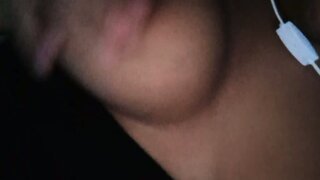 Brazilian takes her boob out and plays with nipple on ome.tv