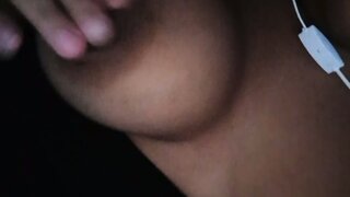 Brazilian takes her boob out and plays with nipple on ome.tv