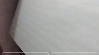 Takes is sitting on ome.tv with boobs out