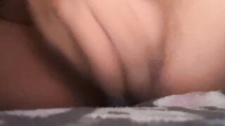 Filipina masturbates and flashes tits