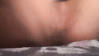 Filipina masturbates and flashes tits