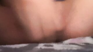 Filipina masturbates and flashes tits