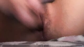 Filipina masturbates and flashes tits