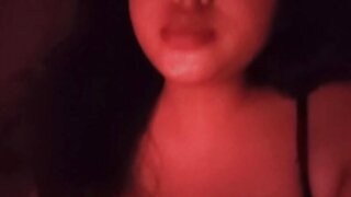 Indonesian teen takes out her great boobs on ome.tv