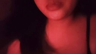 Indonesian teen takes out her great boobs on ome.tv