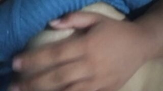 Indonesian BBW shows and spits on her nipples on ome.tv