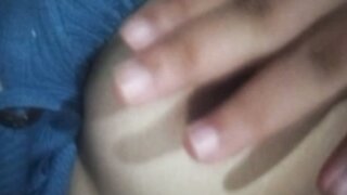 Indonesian BBW shows and spits on her nipples on ome.tv