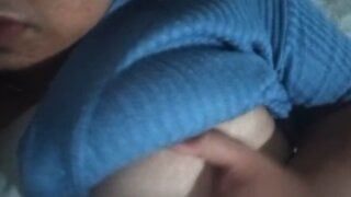 Indonesian BBW shows and spits on her nipples on ome.tv