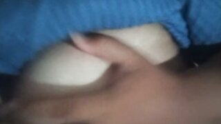 Indonesian BBW shows and spits on her nipples on ome.tv