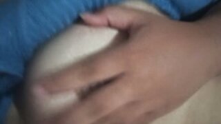 Indonesian BBW shows and spits on her nipples on ome.tv