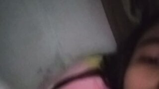 Indonesian girl shows so she can see my dick on ome.tv