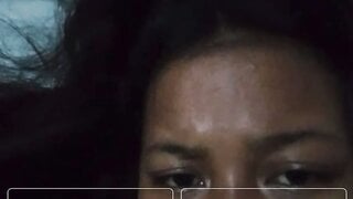 Indonesian slut shows me her chest