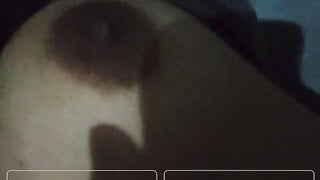 Indonesian slut shows me her chest
