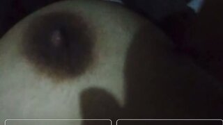 Indonesian slut shows me her chest