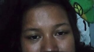 Indonesian slut shows me her chest