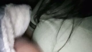 Indonesian takes her boob out