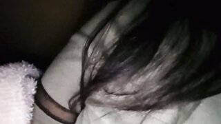Indonesian takes her boob out
