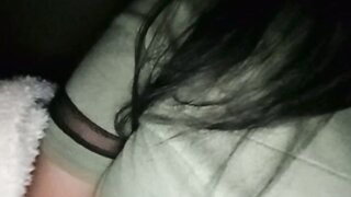 Indonesian takes her boob out