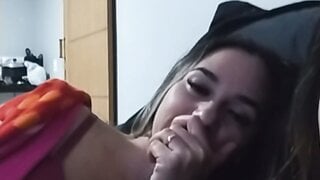 Married MILF flashes me in front of her friend on ome.tv