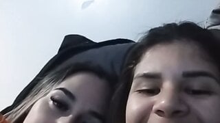 Married MILF flashes me in front of her friend on ome.tv