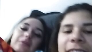 Married MILF flashes me in front of her friend on ome.tv